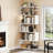 Aniya 69'' H X 31'' W  Steel Geometric Bookcase-97868437