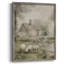 Reproduction encadrée vintage en bois massif Lxxxv-1691230524