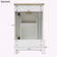 Petit meuble-lavabo moderne de 20 pouces avec lavabo en céramique, rangement spacieux et porte à fermeture en douceur pour espaces compacts-1921889427-1921889426