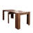 Uriel 2-in-1 Extendable Console & Dining Table with Wooden Frame-658661157