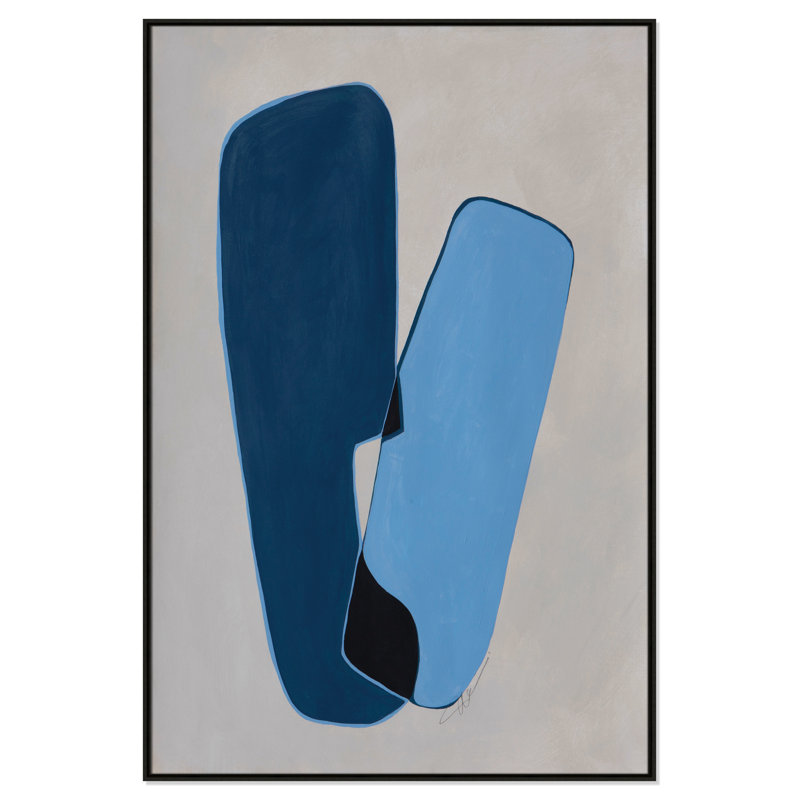 In Unity II by Filippo Ioco For Casa Fine Arts, 61.5" H x 41.5" W x 2" D, Espresso Framed