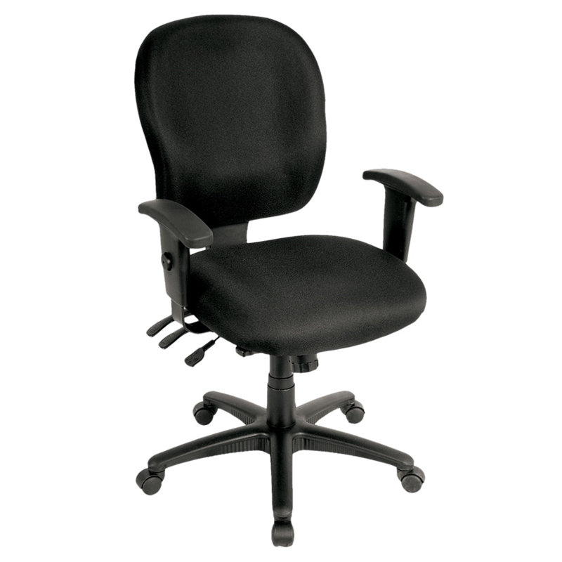 Chaise de travail Lozandier, Noir