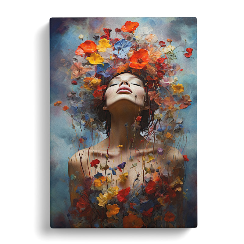 Wildflowers Conceptual - No Frame Print, 50cm H x 35cm W x 3cm D