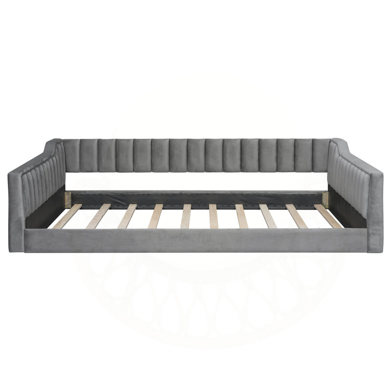 Versatile Upholstered Harte with Side Storage and Modern Design for All Spaces, Gray