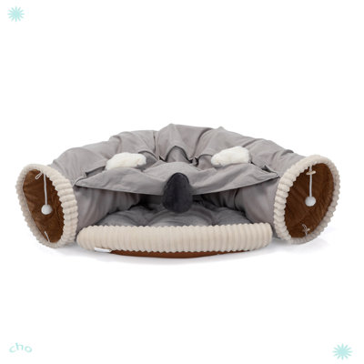 Lit pour chat pliable pour chats d'intérieur