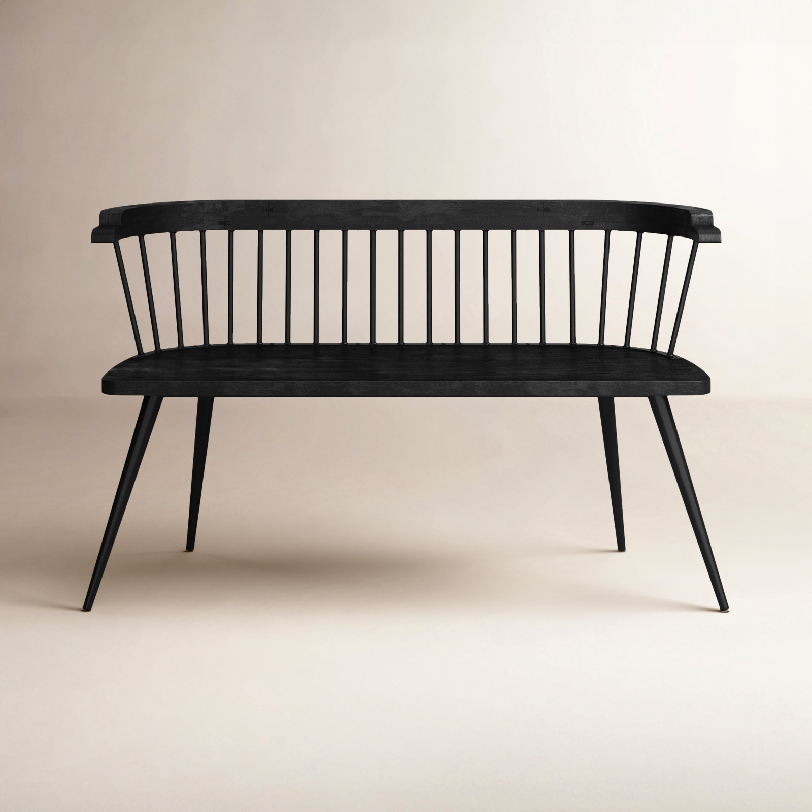 Eudora 51" Entryway Bench, Black