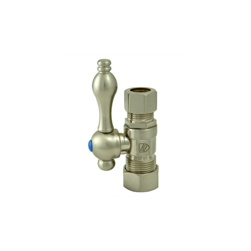 Quarter Single Hole Faucet Bathroom Faucet, Brushed Nickel