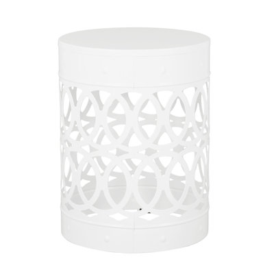 Outdoor Metal End Table -Large