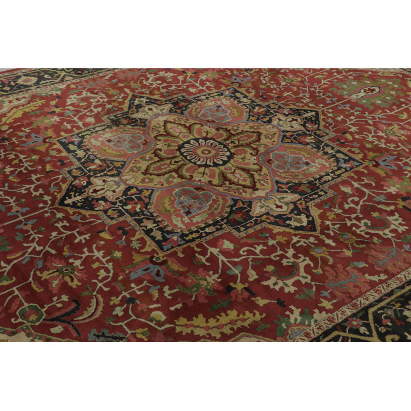 Antique One-of-a-Kind 9'10X12'11 Hand Knotted Area Rug