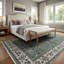 Tapis bleu / vert Eldyn-1058381465