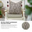 Housse de coussin intérieur / extérieur en coton Mahalaxmi Kniff Edge-1553425575