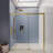 68" - 72" W x 75” H Frameless Single Sliding Glass Shower Doors | 3/8” Thickened Clear Tempered Glass | Leak-Proof | Durable Stainless-Steel Hardware | Adjustment Uneven Walls-100147342