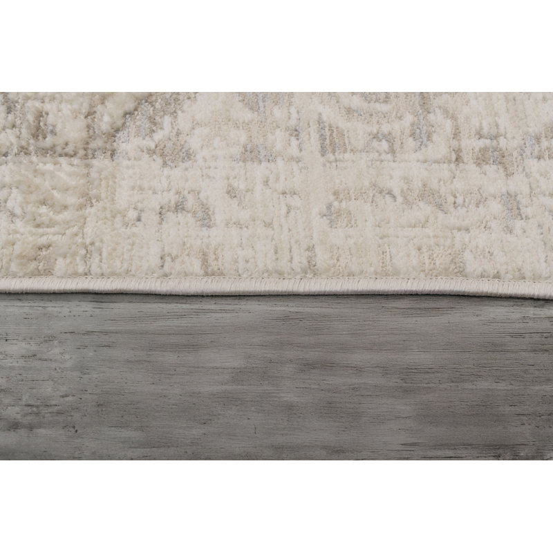 Hilburn 16657-919 LT GREY/GREY, Rectangle 7'10" x 10'6"