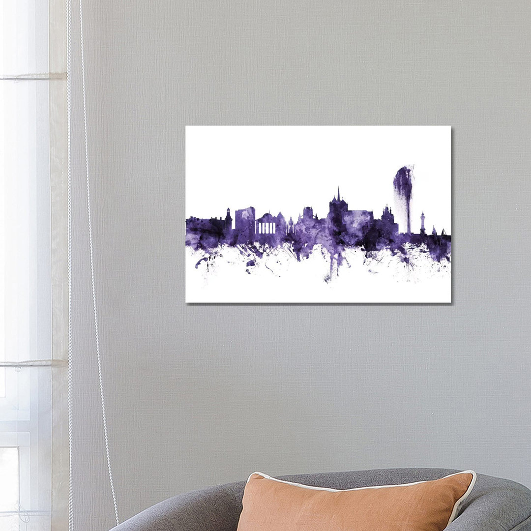 Geneva, Switzerland Skyline by Michael Tompsett - Wrapped Canvas Gallery-Wrapped Canvas Giclée
