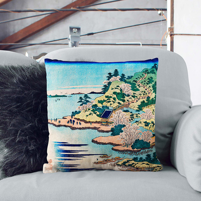 Square Throw Cushion, 55cm H x 55cm W x 20cm D