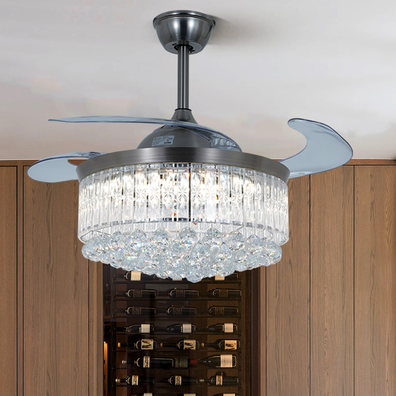 Amaan 42'' Ceiling Fan with LED Lights