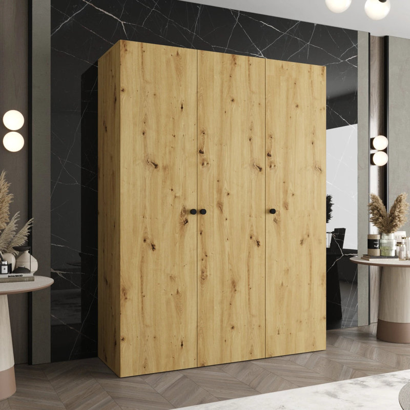 Manufactured Wood Wardrobe, Oak Artisan