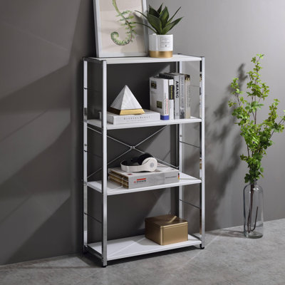 Bookshelf With Metal Frame