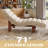 Corduroy Upholstered Chaise Lounge-897149611