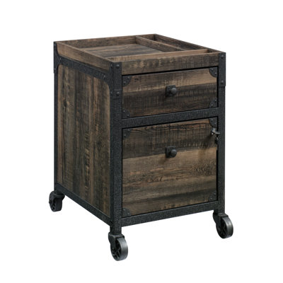 18.50'' Wide 2 -Drawer Mobile File Cabinet