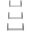 6 -Piece Steel Floating Shelf