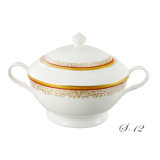 Lorren Home Trends La Luna Bone China 4 qt. Tureen