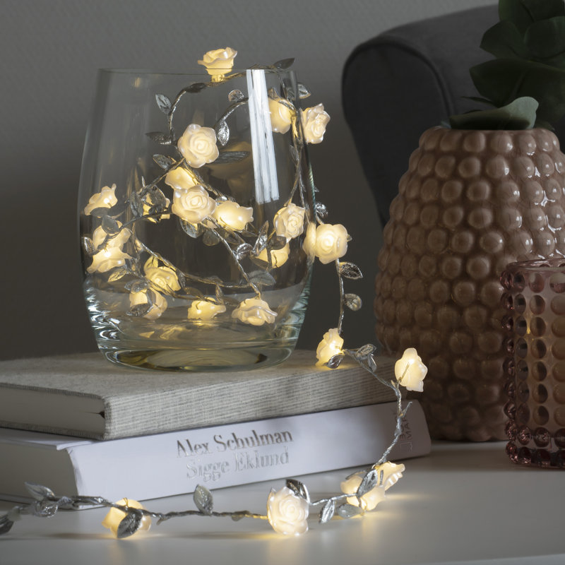 Roses Novelty String Lights with Timer