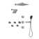 AquaRhapsody Thermostatic Complete Shower System with Rough in-Valve