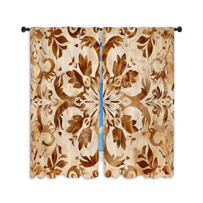 Stipe Room Darkening Curtain Pair