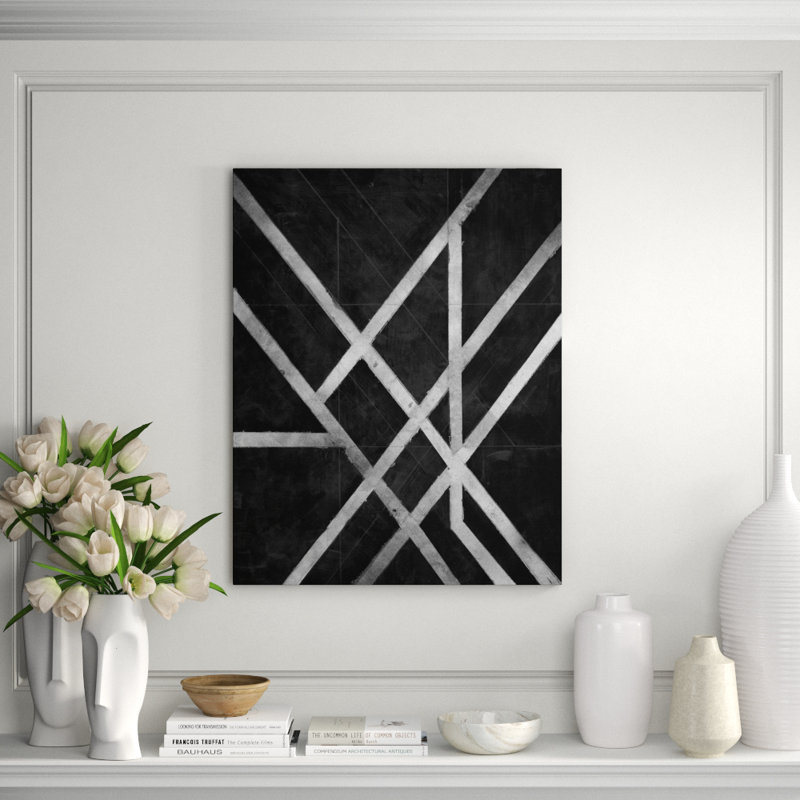 Silver Sheets I Print by Bobby Berk, Image Brush Gel, 30" H x 24" W x 1.5" D