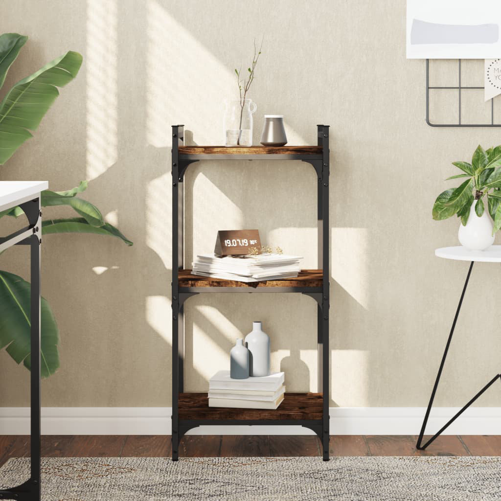 Aaleigha 86cm H x 30cm W Metal Standard Bookcase