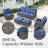 73.4" Wide Outdoor Wicker Sofa, Patio Outdoor Couch With Cushions For Porch Garden
