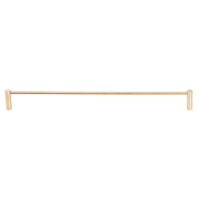 23.62" Wall Mounted Towel Bar, Satin Stainless Steel, 0.75" H X 18.11" L X 2.75" D