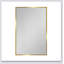 Armoire à pharmacie blanche avec miroir 16 x 28 pouces avec cadre en métal, durable et élégante pour une installation murale ou encastrée