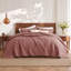 Couverture courte matelassée pour lit simple / simple TG - courtepointe respirante en tissage de panier pour chambre de dortoir et maison - literie estivale pour lit et canapé climatisée - cadeau rose-doux gris pour les femmes et les étudiants, toutes saisons-128731583-128731597