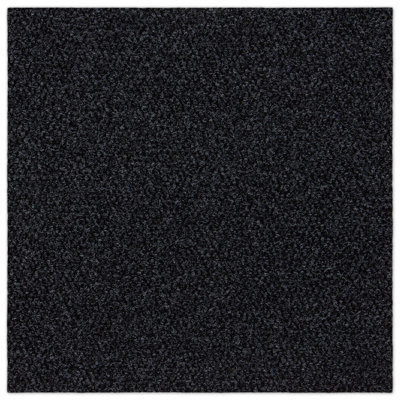 EAZY Floor Rocket Hobnail 24" x 24" Peel and Stick Carpet Tile Anthracite
