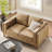 Roscoe 63 Inch Vegan Leather Loveseat-117983199-117983200