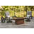 Kenwood Rectangle Polyresin Smokeless Fire Pit Table with Hidden Fuel Tank