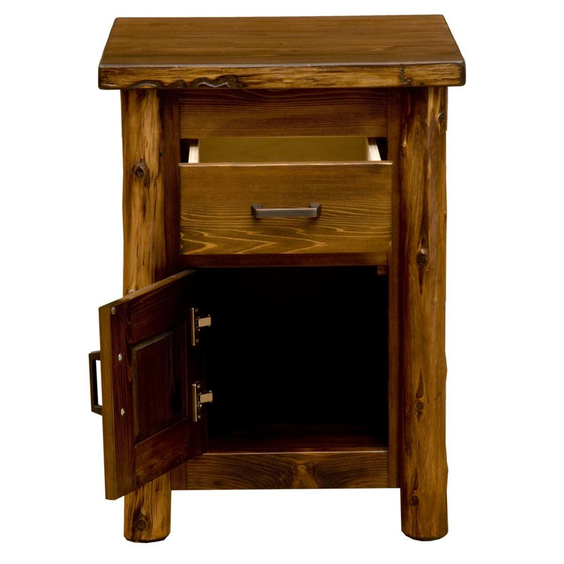 Adirondack 19'' W Wood Nightstand