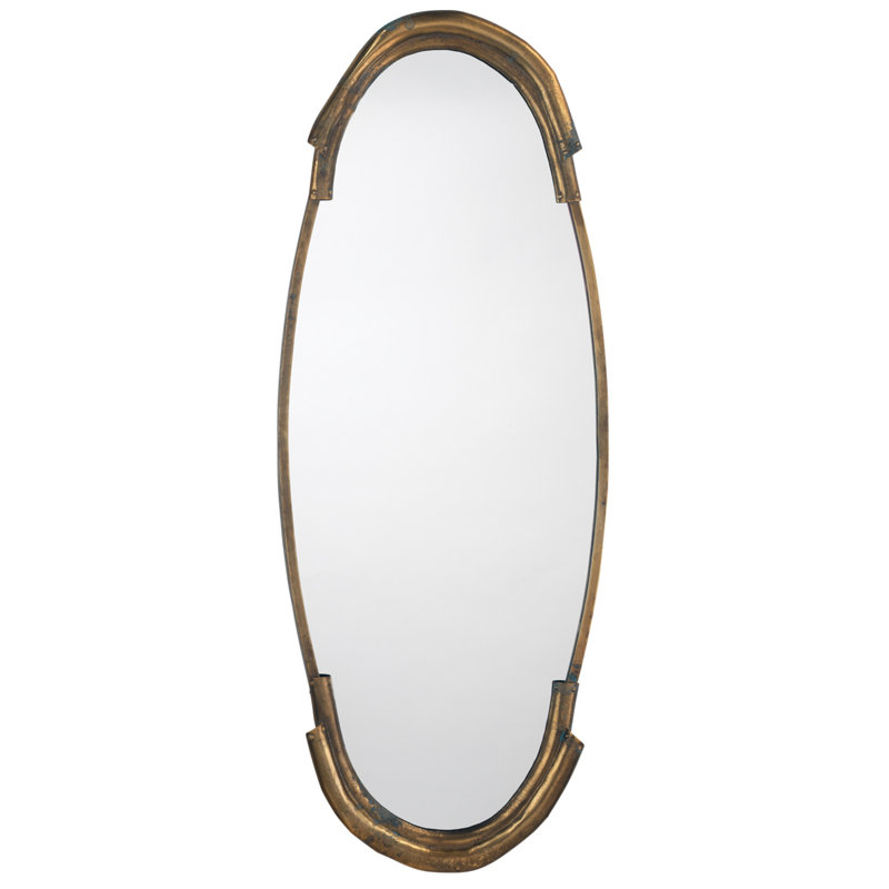 Miroir d'appoint Margaux, Laiton antique