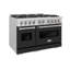 ZLINE 48" Classic Double Oven Gas Range w/ 8 Burner Cooktop & White Matte Doors-771238377