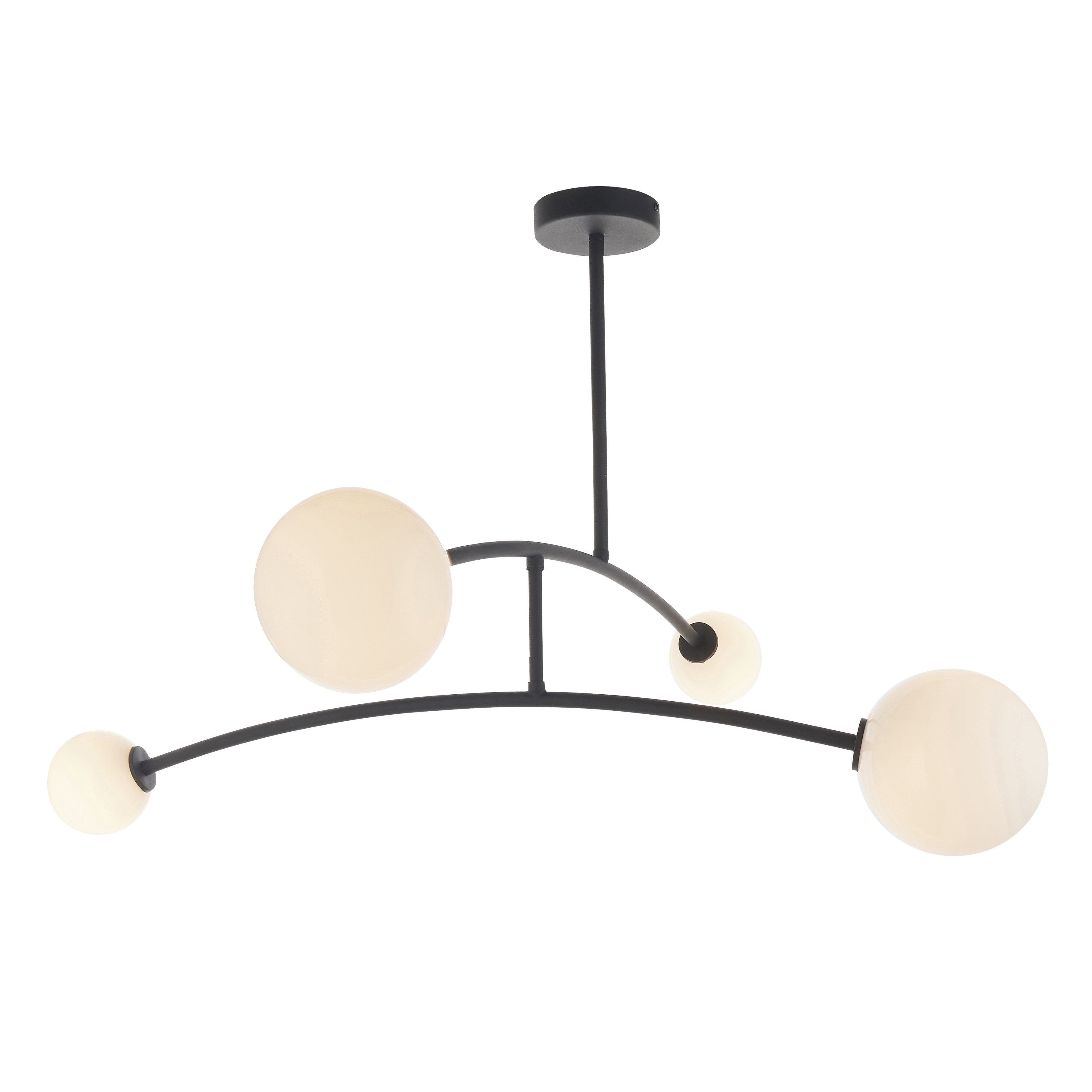 4 light store black chandelier