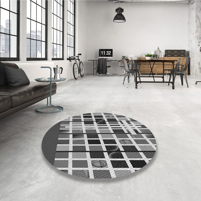 Tapis 100% à motif lavable à la machine 2989, Rectangle 6 pi x 9 pi
