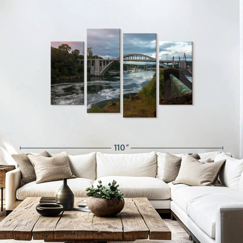 Lilie Dramatic Oregon Bridge, 48" H x 75" W