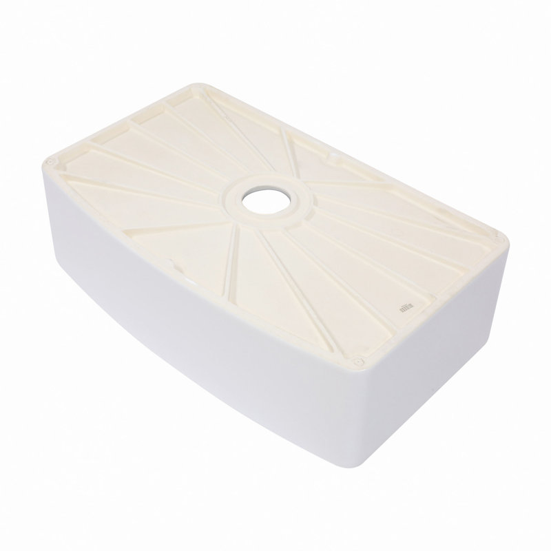 Évier de cuisine blanc, évier de cuisine blanc 33 po