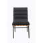 Ensemble de 4 chaises de salle à manger en tissu avec pieds en fer Liana, siège élégant et peu encombrant pour les maisons modernes Liana.-484890660