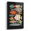 Art mural épique «Fish Crowd No 1» par Renea L. Thull, 12 po x 16 po