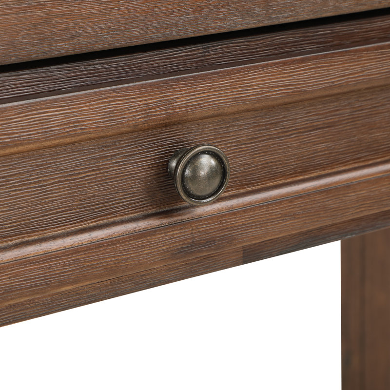 Bureau debout à hauteur réglable Dessens, Noyer