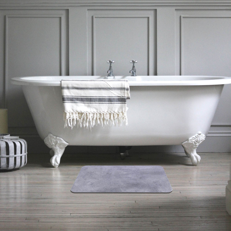 Tapis de bain en pierre ultra-absorbant Diatomite