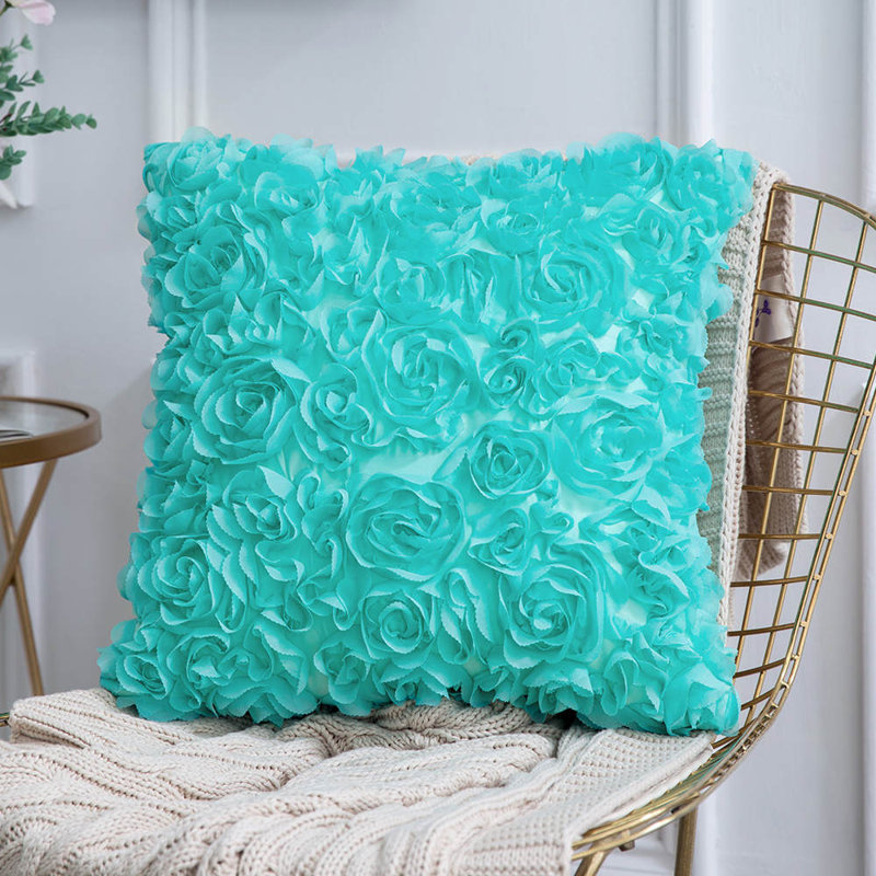 Microsuede Pillow Cover, Black, 20" x 20"